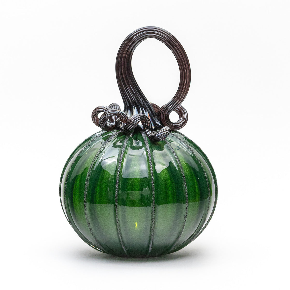 Witches Brew Glass Pumpkin w/Tealight
