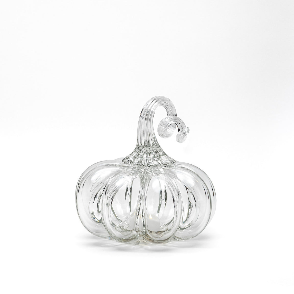 Phantom Glass Pumpkin w/Tealight