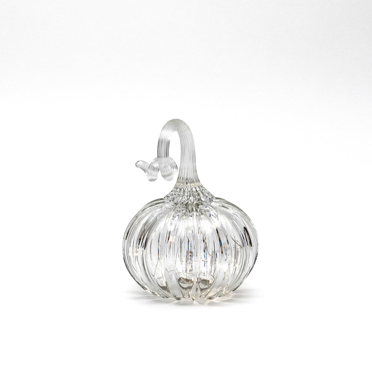 Phantom Glass Pumpkin w/Tealight