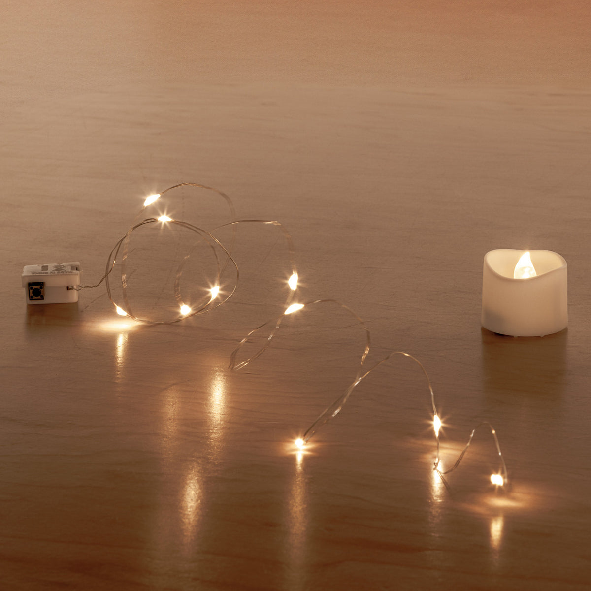 Saffron Sugar Glass Pumpkin w/Tealight